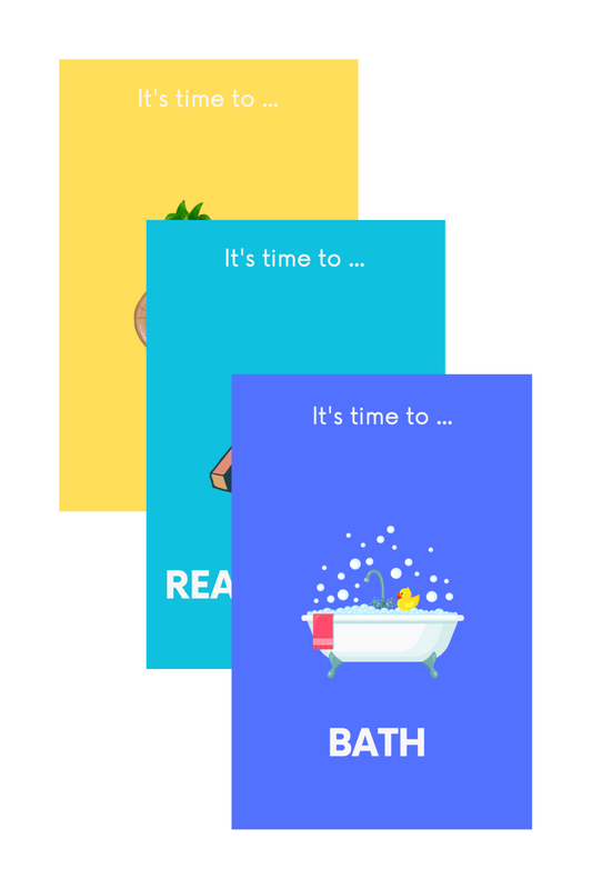 Toddler to-do cards